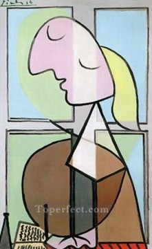 Busto de mujer de perfil 1932 Pablo Picasso Pinturas al óleo